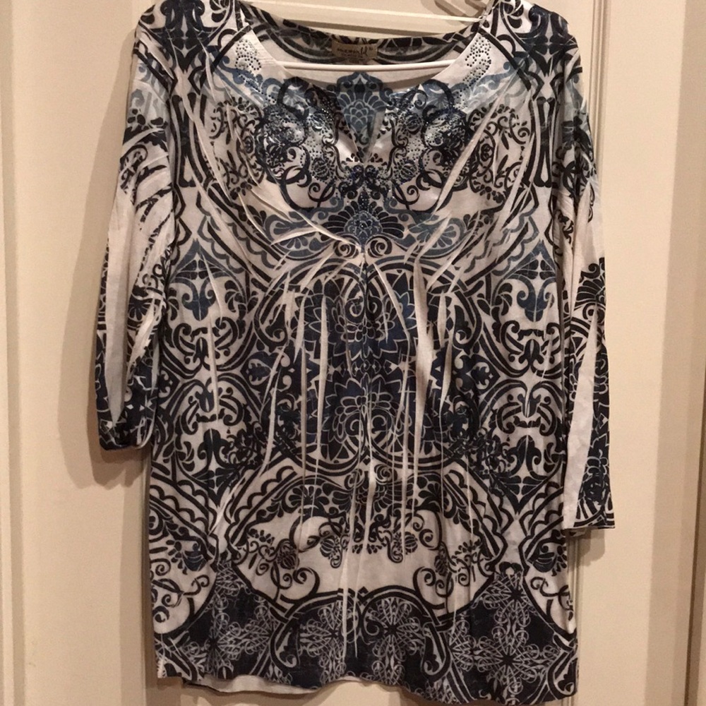 3/4 sleeve blouse